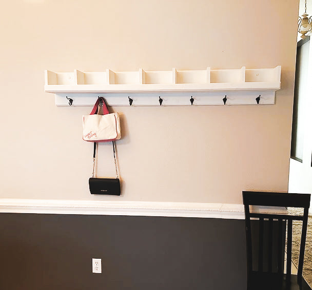 Wall Mounted Cubby Coat Rack The Functional and Decorative Wooden Pi
