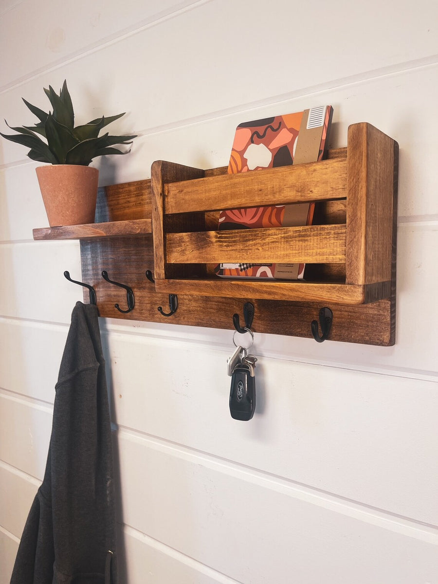 Entry organizer coat rack
