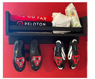6 Things to Keep on Your Peloton inspired shelf & shoe rack