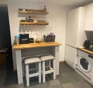 Elevate Your Kitchen with Custom Handmade Shelves