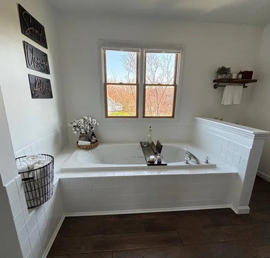Add Depth and Drama: Why a High-Contrast Bath Tray Transforms Your Space
