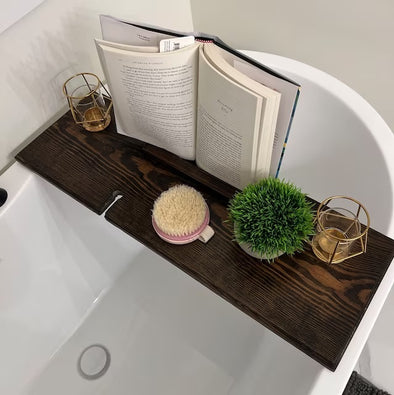 Relax and Unwind with a Bath Tray with a Book Stand or Tablet Holder