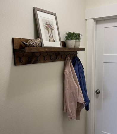 Why a Coat Rack with Shelf is Better Than Just Coat Hooks