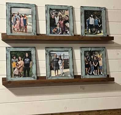 How to Display Your Favorite Memories This Holiday Season: The Charm of Handcrafted Photo Ledge Shelves