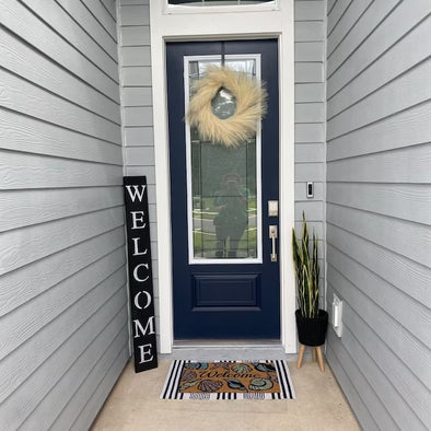 How do I choose the right size for a welcome sign?