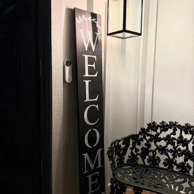 The Power of the Welcome: Why a Handcrafted Sign Sets the Tone for Your Home