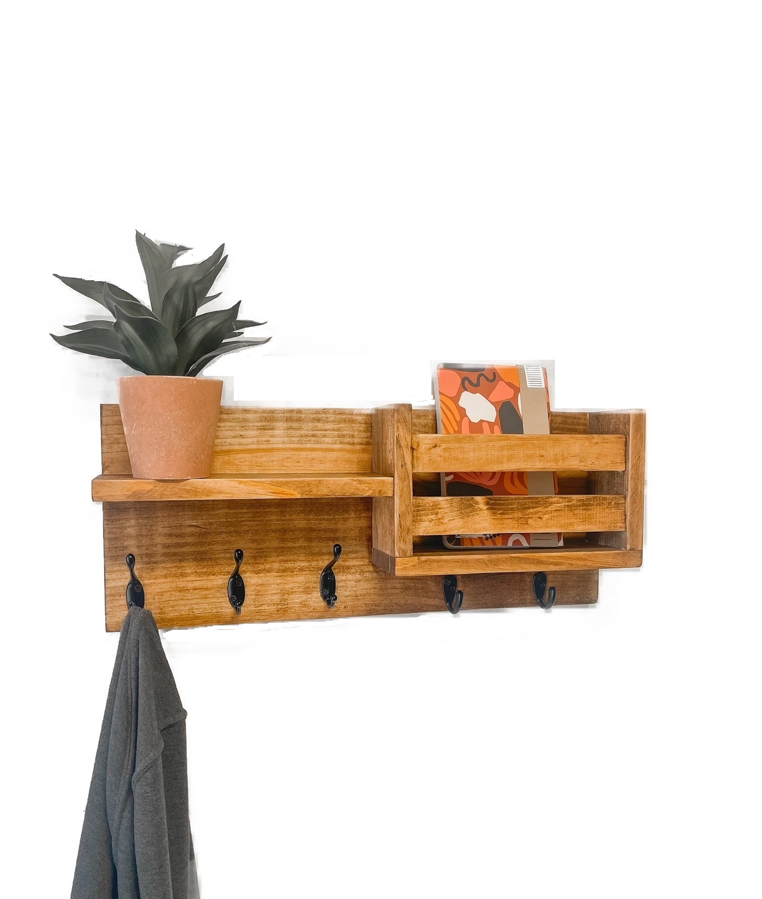 Entry organizer coat rack