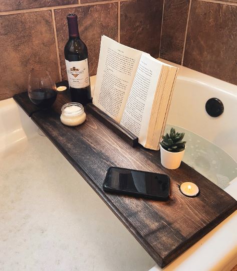 Bath Tray, Bathtub Tray, Bath Board, Tub Tray, Bath Caddy, Handmade, Self Care, Gifts for Her Native Range 