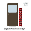 Buffalo Check Welcome Sign Sign nativerange 