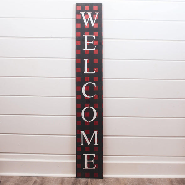 Buffalo Check Welcome Sign Sign nativerange 