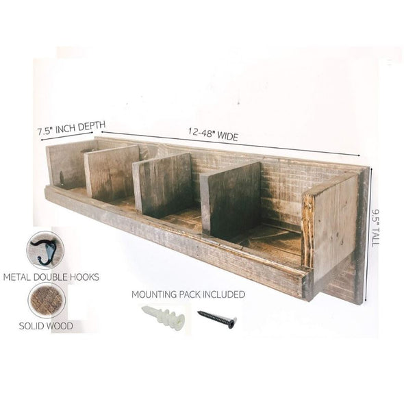 Rustic Cubby Shelf - Native Range