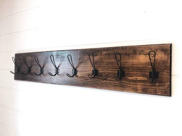 Coat Rack with oversized Farmhouse hooks Organizer nativerange 