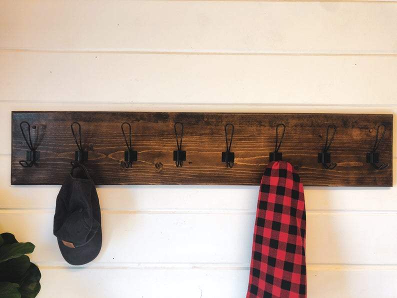 Coat Rack with oversized Farmhouse hooks