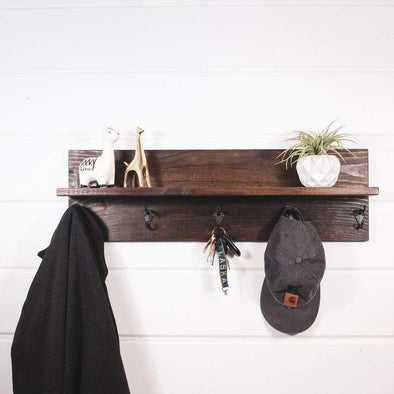 Coat Rack with Shelf Organizer Native Range 