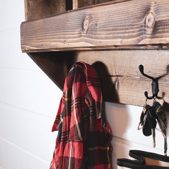 Cubby Coat Rack Organization Native Range 