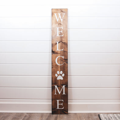 Dog Paw Symbol Welcome Sign Sign nativerange 