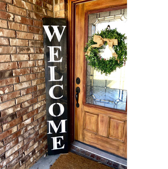 Wood Plank Welcome Sign - Native Range