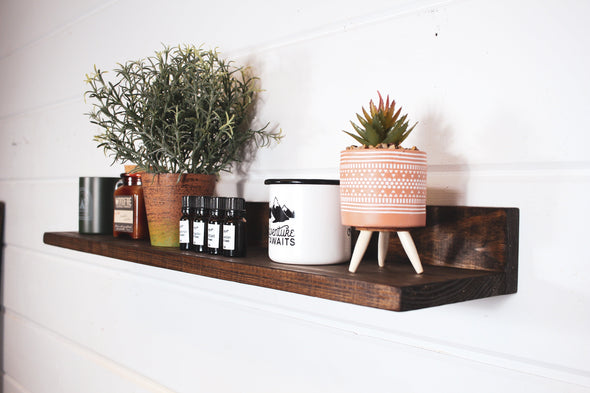 Floating Display Ledge Shelf Wall Shelves & Ledges Native Range 