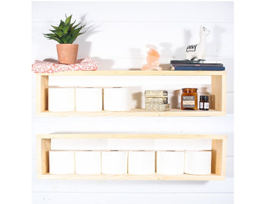 Floating Shelf, Wood Box Shelf, Bathroom Shelf, Wall Decor, Bathroom Organizer, Bathroom, Bookshelf, Toilet Paper Shelf, Shelf Native Range 