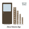 Floral Welcome Sign Welcome Sign nativerange 