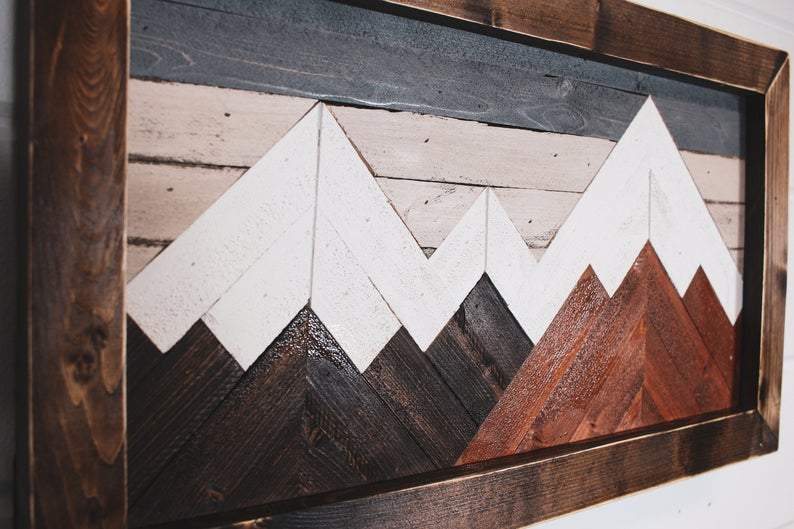 Mountain Wood Art