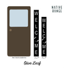 Olive Leaf Wooden Welcome Sign Native Range 
