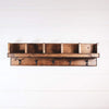 Rustic Cubby Shelf Organization nativerange 