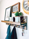 Shelf and Hook Wall Mount - Native Range
