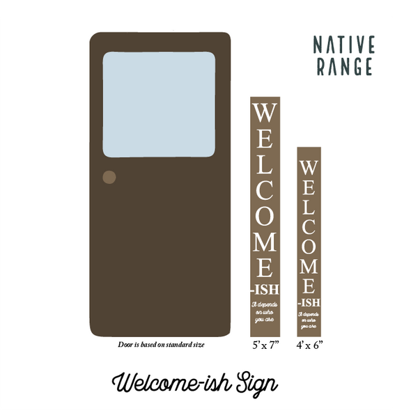 Welcome-ish Welcome Sign (Script) Welcome Sign nativerange 