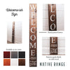 Welcome-ish Welcome Sign (Script) Welcome Sign nativerange 