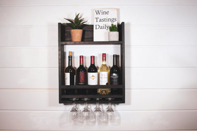 Wine Rack, Wine Shelf, Bar Shelf, Wood Wine Rack, Wall Mounted Wine Rack, Wood Wine Rack, Wine Holder Shelf Native Range 