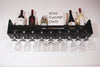Wine Rack with Shelf, Wine Rack, Wine Shelf, Stemware Rack, Wine Shelf, Liquor Shelf, Bar Shelf, Wall Mounted Wine Rack, Bar Organizer, Wine Shelf Native Range 