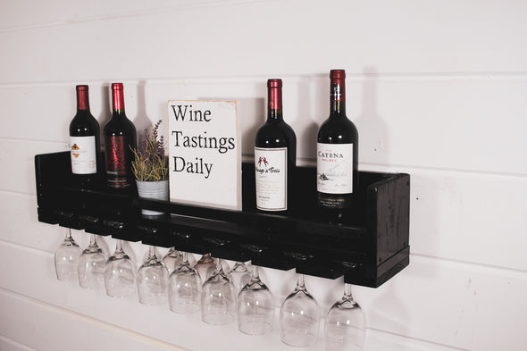 Wine Rack with Shelf, Wine Rack, Wine Shelf, Stemware Rack, Wine Shelf, Liquor Shelf, Bar Shelf, Wall Mounted Wine Rack, Bar Organizer, Wine Shelf Native Range 