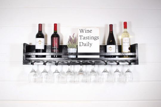 Wine Rack with Shelf, Wine Rack, Wine Shelf, Stemware Rack, Wine Shelf, Liquor Shelf, Bar Shelf, Wall Mounted Wine Rack, Bar Organizer, Wine Shelf Native Range 