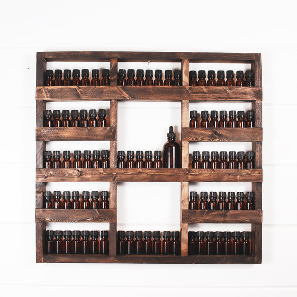 Wood Essential Oil Shelf (With Rope) - Native Range