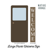 Wood Plank Welcome Sign Sign nativerange 