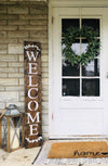 Wreath Accent Welcome Sign Welcome Sign nativerange 