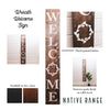 Wreath Welcome Sign Welcome Sign nativerange 